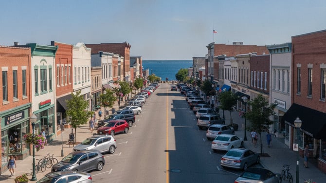 Traverse City homes that fit four to six people